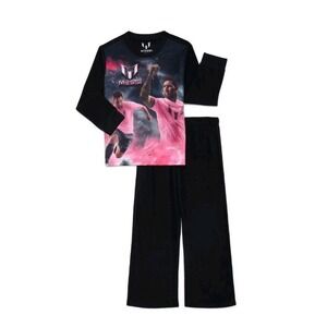 Lionel Messi Long Sleeve Top and Pants Pajama Set - 2-Piece -‎ Sizes XS 4/5